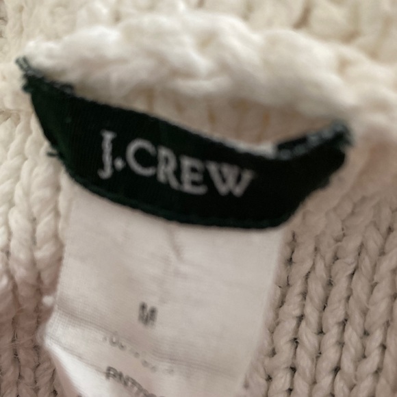 J. Crew knit rope toggle sweater jacket M - Picture 4 of 4